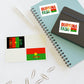 Burkina Faso Sticker Sheets | Vibrant National Flag Decals, Travel Journal Stickers, Home Decor, Gifts for Travelers, Cultural Pride