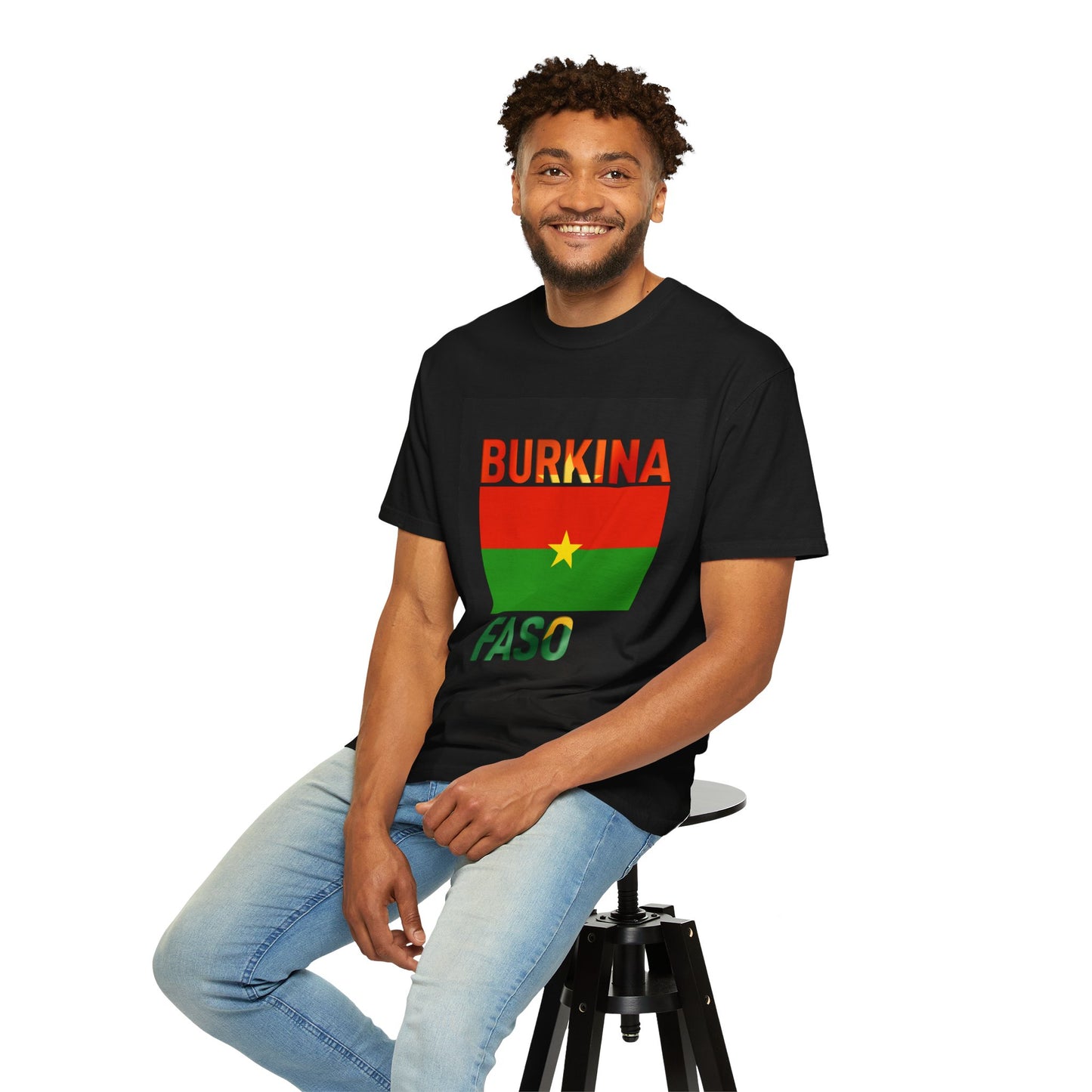 Burkina Faso Flag Unisex T-Shirt | Cozy Pride Apparel, Perfect for Travelers, Souvenir Shirt, Cultural Gift