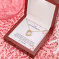 To My Granddaughter - Remember - Forever Love Necklace
