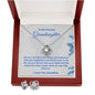 To My Granddaughter - Precious - Love Knot Earring & Necklace Set