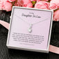 To My Daughter In Law - Thank You - Alluring Beauty Necklace