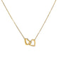 To My Love - Your Smile - Interlocking Hearts Necklace