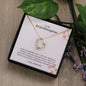 To My Granddaughter - Remember - Forever Love Necklace
