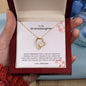 To My Granddaughter - Remember - Forever Love Necklace